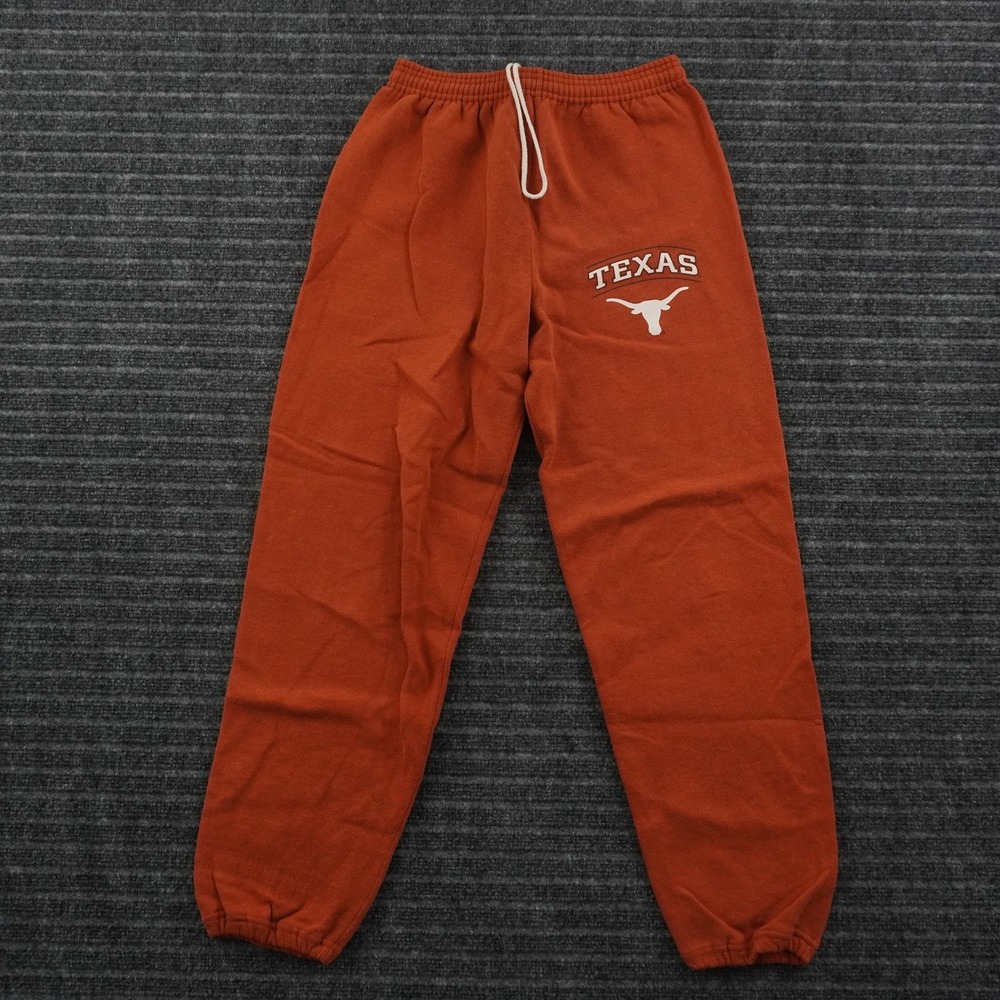 Red Oak Sweatpants Mens Small Burnt Orange Texas Longhorns Vintage Made in USA
